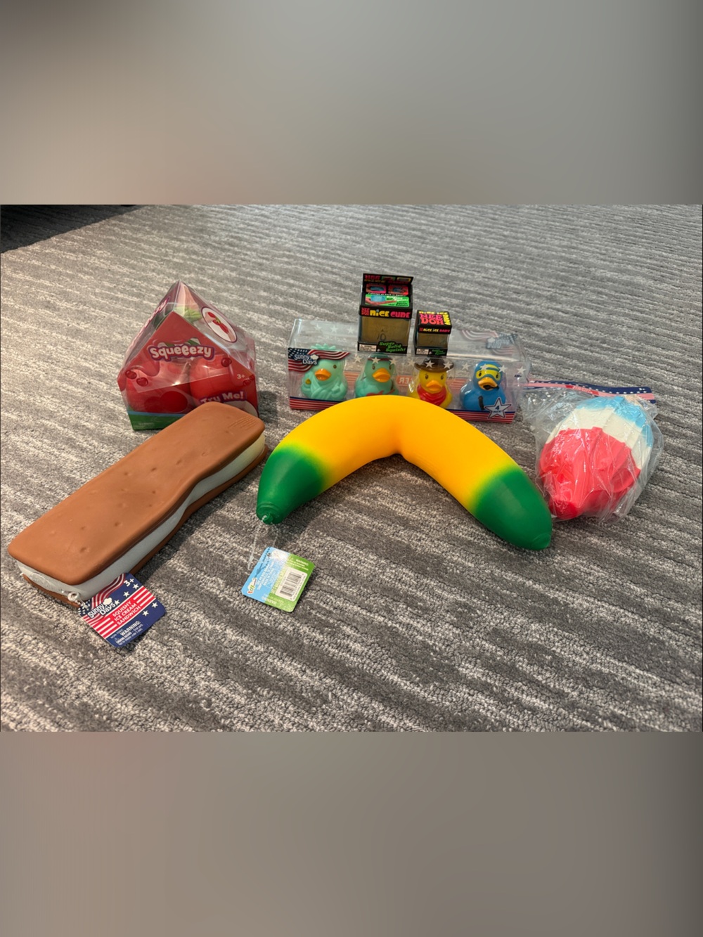 NWT Needoh and Squeezy Bundle